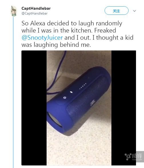 亚马逊Alexa无故发出诡异笑声 语音助手成精了