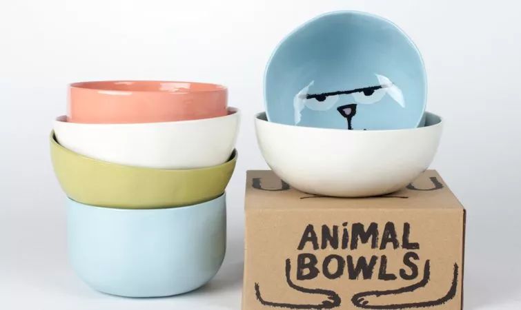 animal bowls by jean jullien