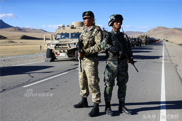 中国,哈萨克斯坦,吉尔吉斯斯坦,俄罗斯和塔吉克斯坦分别派出陆军,空军