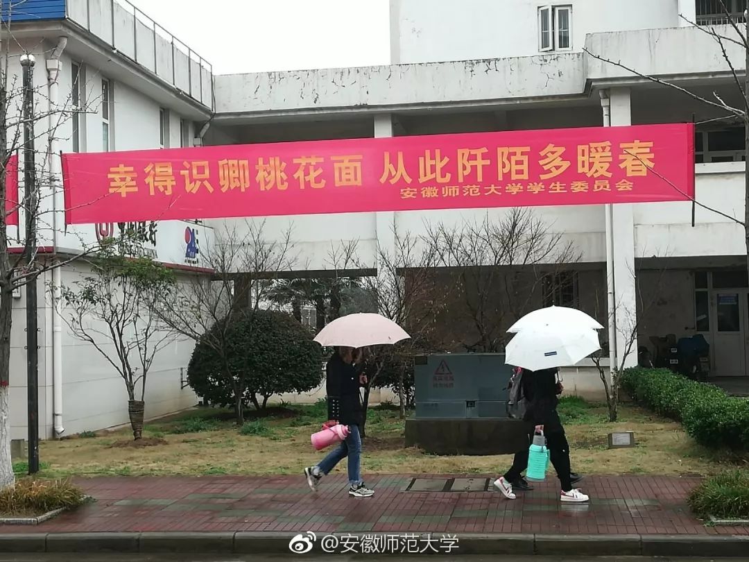 据说芜湖的安师大今年加入了妇女节横幅混战而我更关心你们收到啥福利