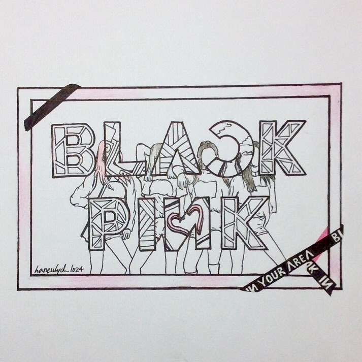 寓意深刻的创作 饭制blackpink logo公开