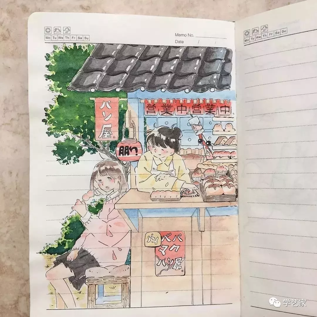 每天练画有多重要,看完这位妹子的日常涂涂画画就知道了!