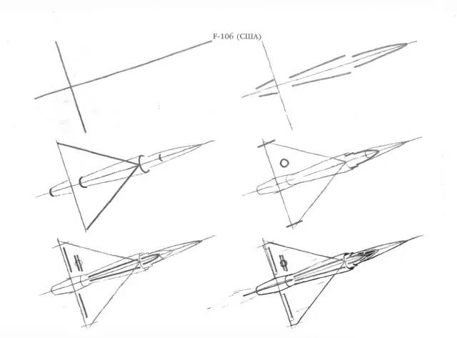 画飞机 | 50个飞机的画法步骤图