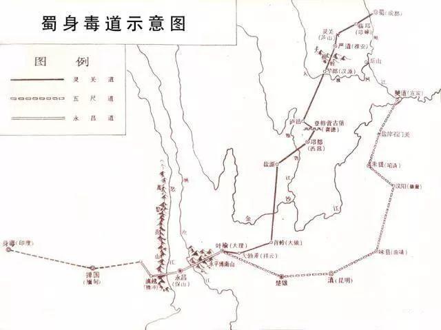 灵关道(牦牛道)的路线是这样的:成都(古蜀都—邛崃(古临邛)