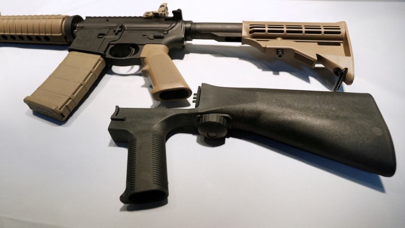 美国司法部拟禁撞火枪托,因其能轻易改装出自动步枪