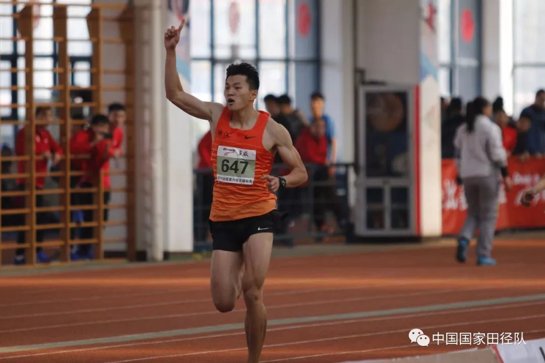 室内赛南京站第一日 许周政6秒53获男子60米冠军