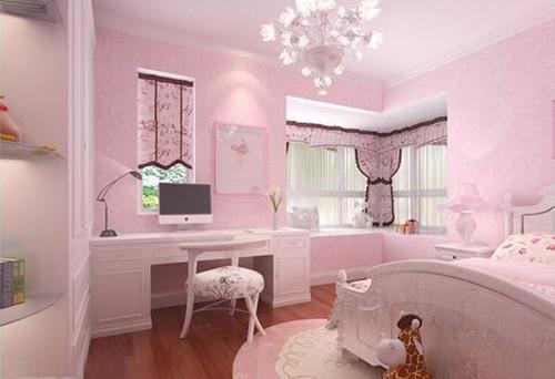 十堰装修 女孩卧室效果图 打造风格独特的女孩卧室