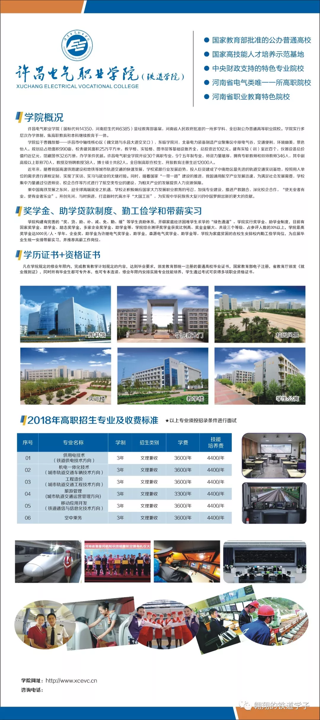 许昌电气职业学院(铁道学院)报考指南