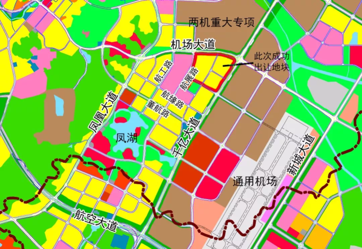 株洲航空城首块商住地成功出让!