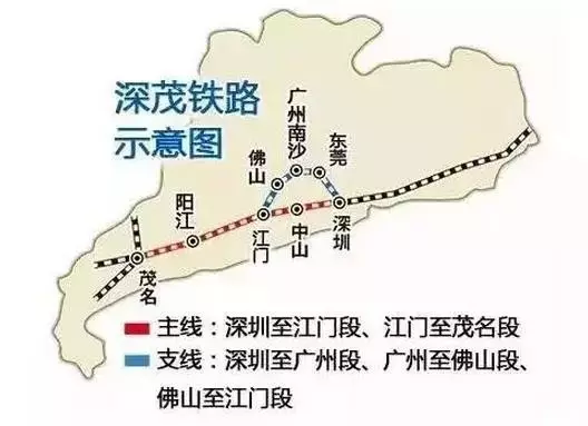 湛江人,这份广东省最全高铁线路图请收好