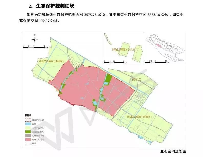 崇明规划中轨交西线入口的城桥镇2035年会是什么样