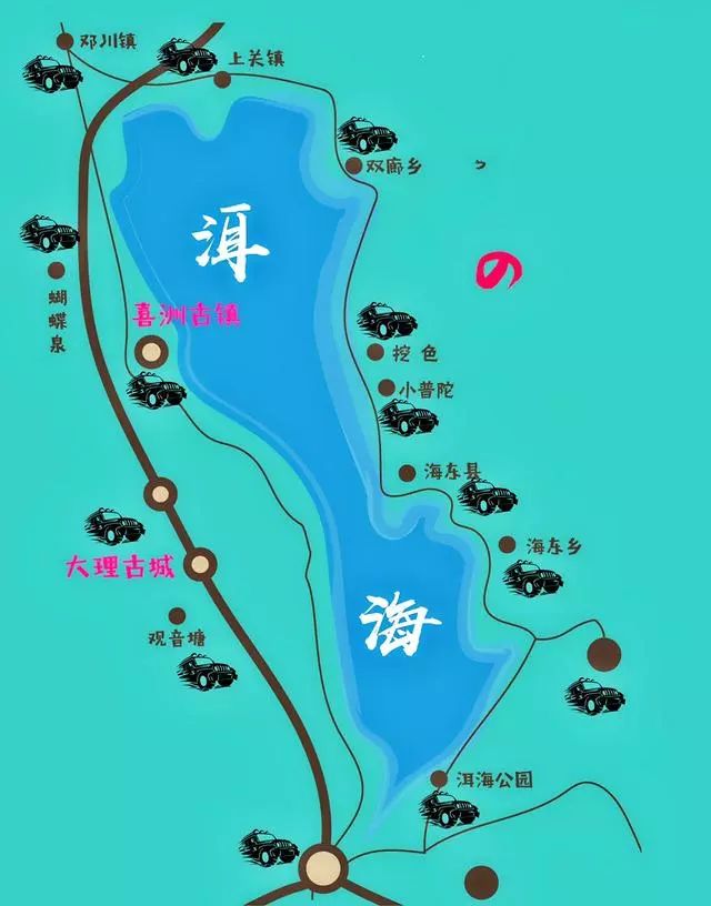 3月去大理租辆吉普环洱海,最实用旅拍攻略快收藏