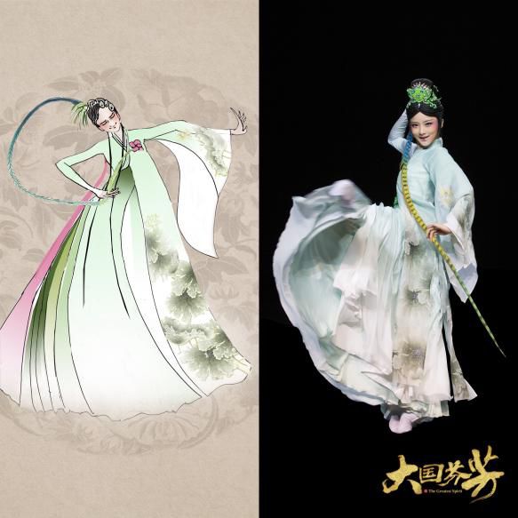 中国传统文化有多美？看看《大国芬芳》的双赢彩票服饰设计手稿就知道了(图3)