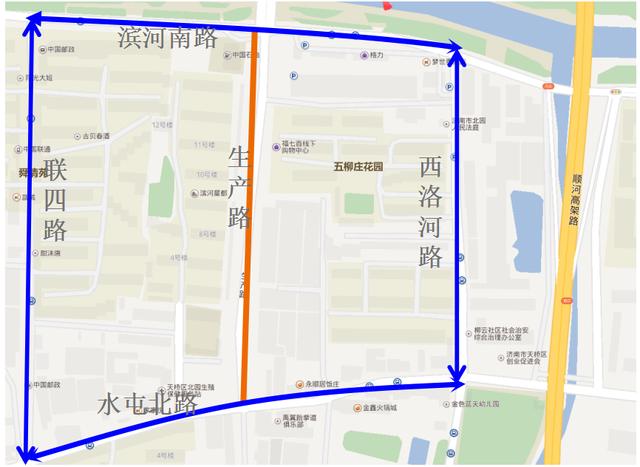 济南滨河南路至水屯北路道路改造工程3月18日开工