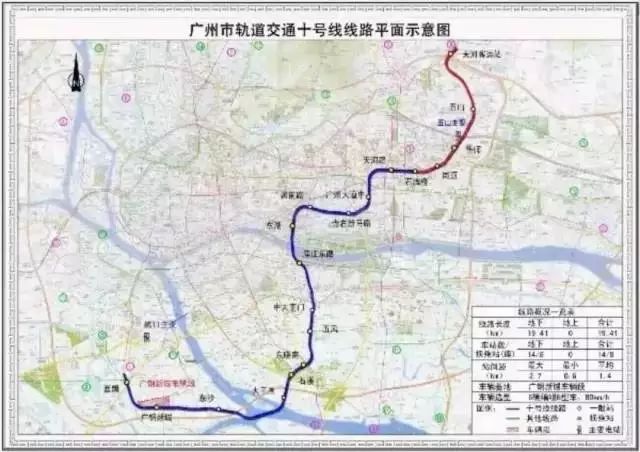 广州10号线获批动工 广州地铁10号线获市批复可动工 贯穿 天河