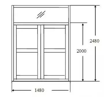 13种铝合金门窗下料尺寸计算公式