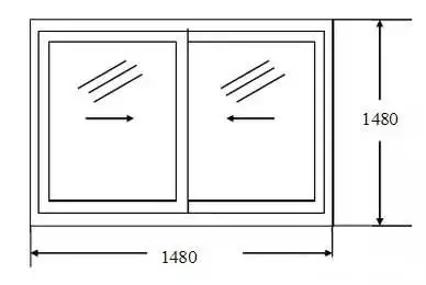 13种铝合金门窗下料尺寸计算公式
