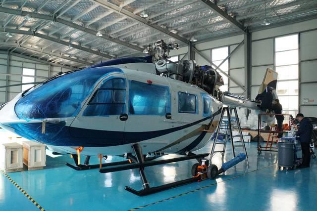捷德航空引进并组装完成国内首架民用空客h145直升机