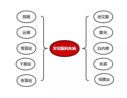 常见眼科疾病种类