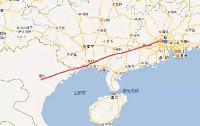 从深圳到南宁市有直达的高铁 不到半天时间就能到达 广西防城港市与图片