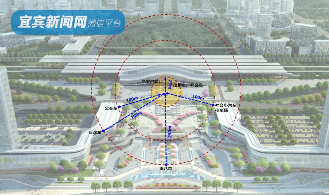 成贵高铁宜宾东站综合体方案定了,将是这样.