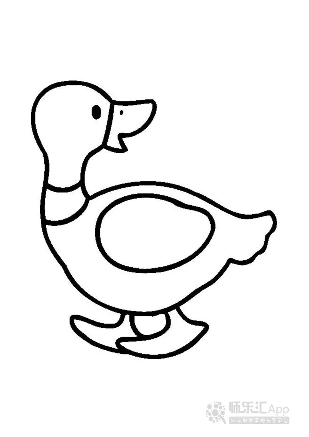 简单漂亮动物简笔画小鸭子的步骤图片（简笔画大全图案） - 有点网 - 好手艺