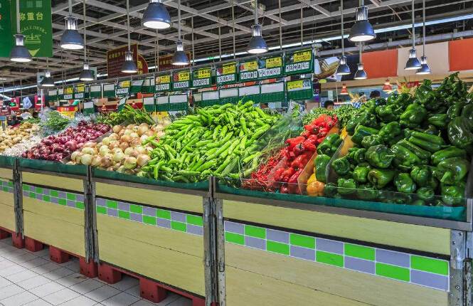 超市陈列详解(一):果蔬区怎么陈列7种方法助你减损耗