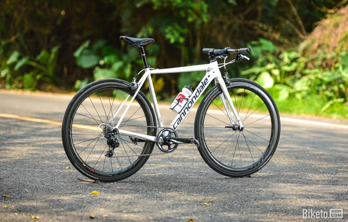 编辑的自购自评 平把单盘Cannondale CAAD12