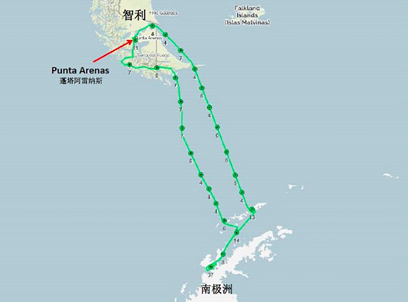 南极中国长城科考站并不再南极大陆,而是在南极大陆的周边岛屿