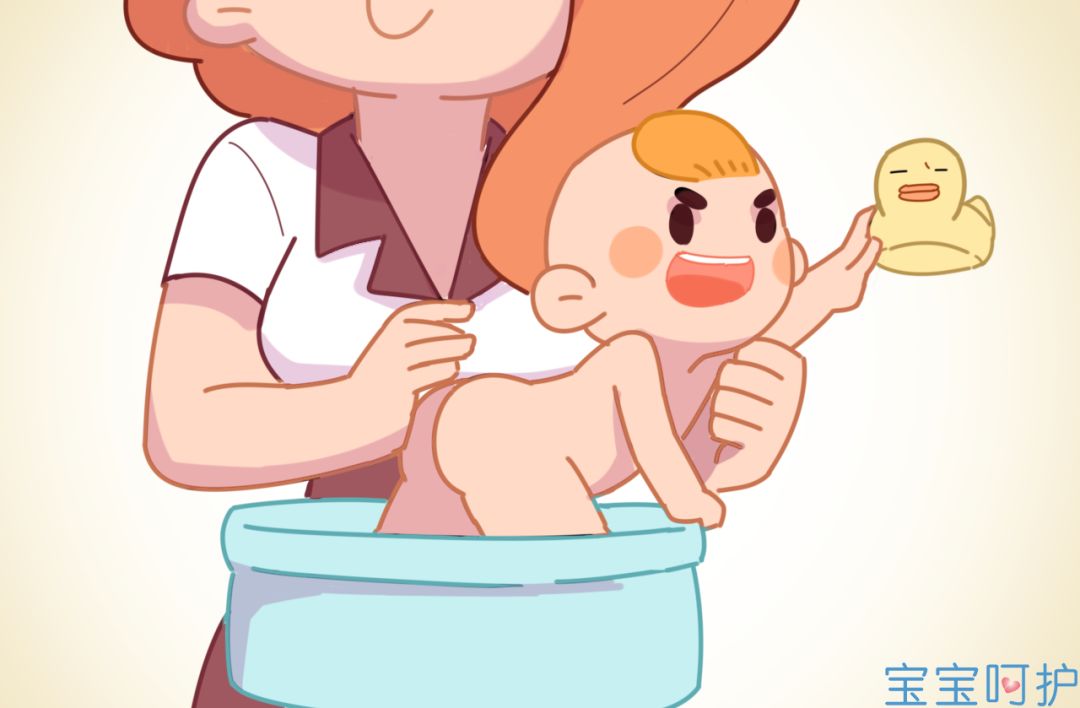 (2)给女宝宝清洗外阴时,只要用水轻轻擦洗就可以了,清洗完