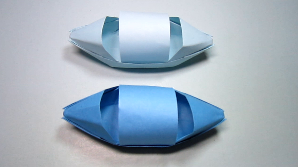 3分钟学会乌篷船的折法,简单的小船折纸,diy手工制作