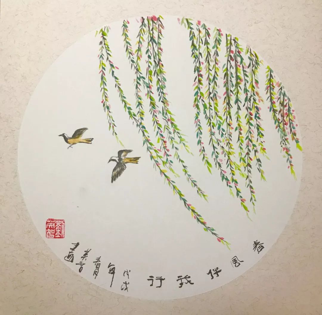 【英智画画】诗意哲理中国画—心中有景,春暖花开