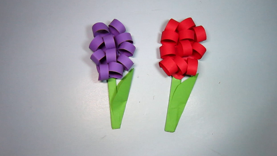 简单的手工折纸花朵,4分钟学会立体花朵的折法