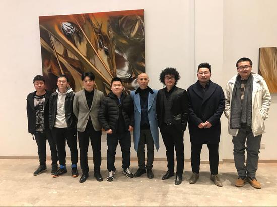 李木子个展"非物象的超感"开幕 惊现两位明星