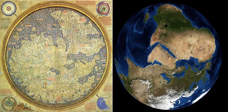 在1457年,好望角出现在了威尼斯人绘制的 弗拉毛罗地图上.