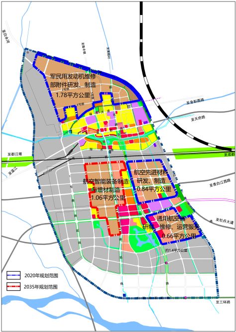 航空动力产业园区规划图