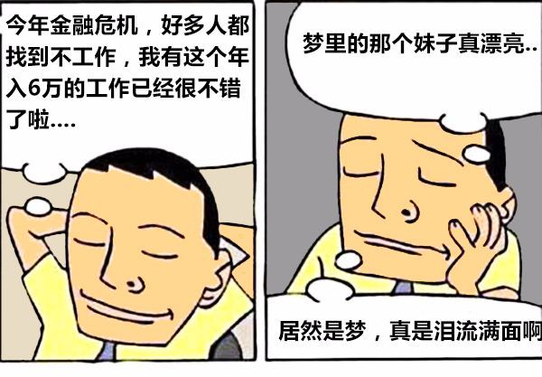 搞笑漫画梦中梦惊醒梦中人