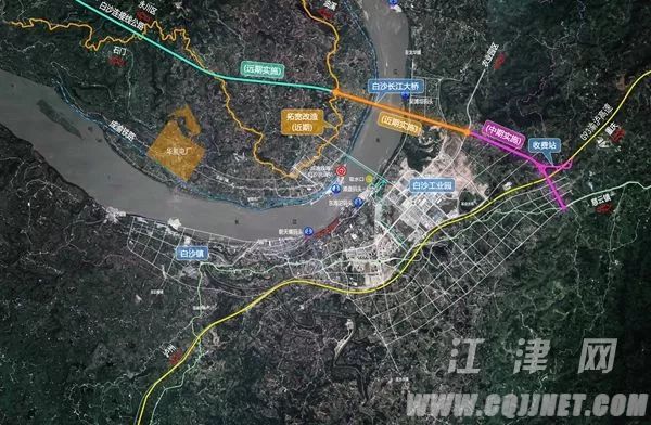 江津白沙长江大桥建设正式启动!预计2021年建成!