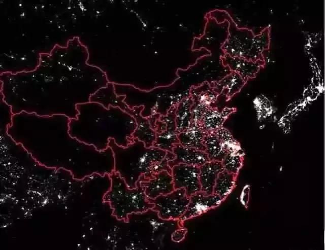 夜晚从太空看中国:你会发现很多地球上看不到的问题!