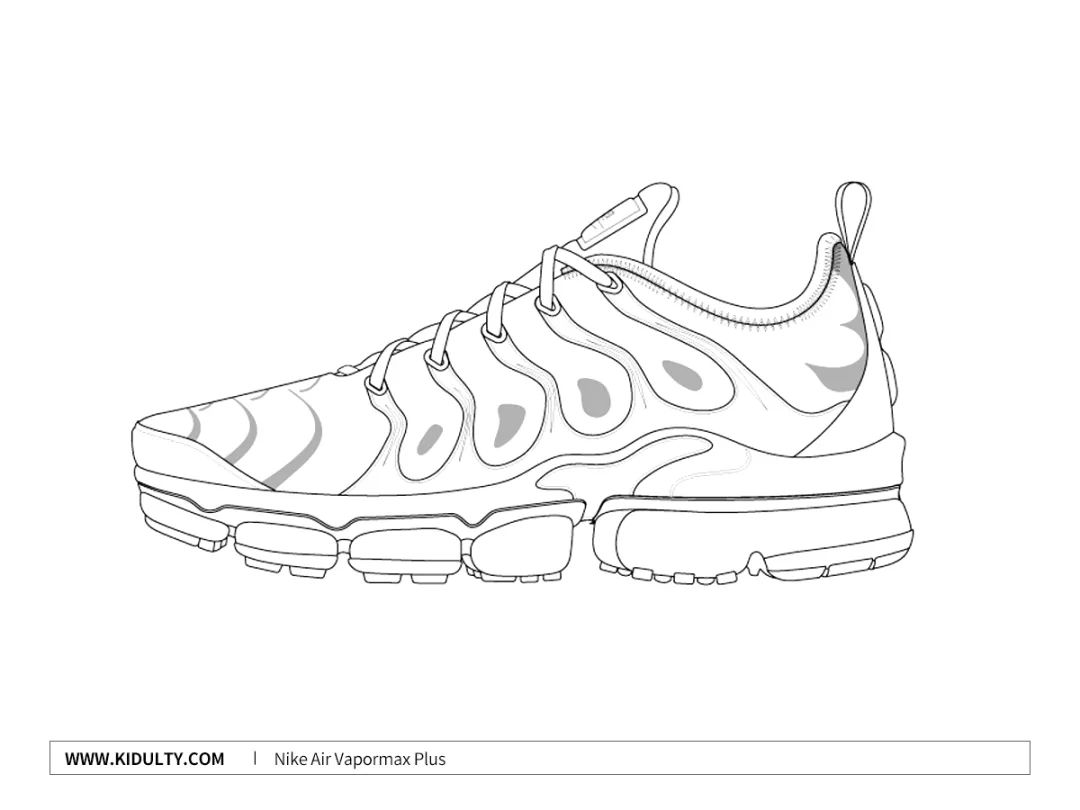 在下方的空白模板中,挑出一双你最爱的 air max(长按保存)1只需3步