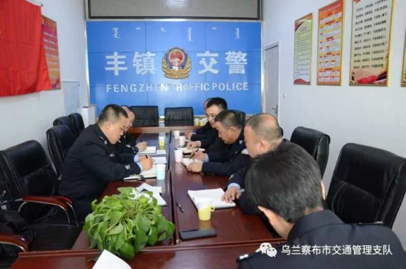 乌兰察布交警支队支队长苏培民深入丰镇市,凉城县督导