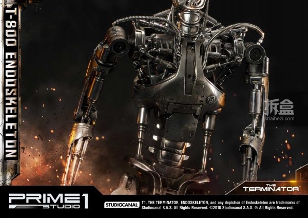 prime 1 studio《终结者》terminator t-800骨架 1:2