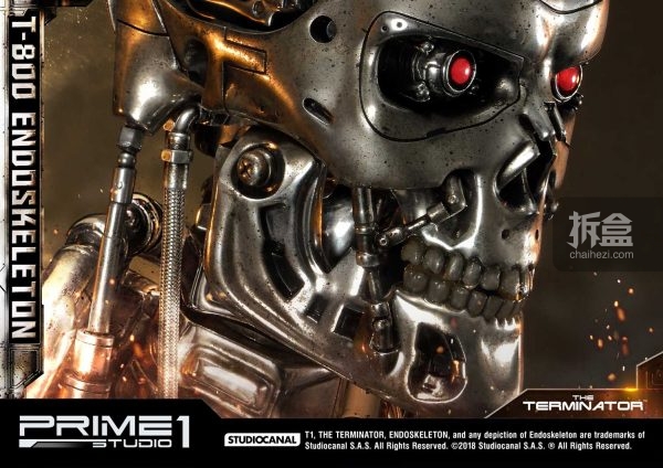 prime 1 studio《终结者》terminator t-800骨架 1:2