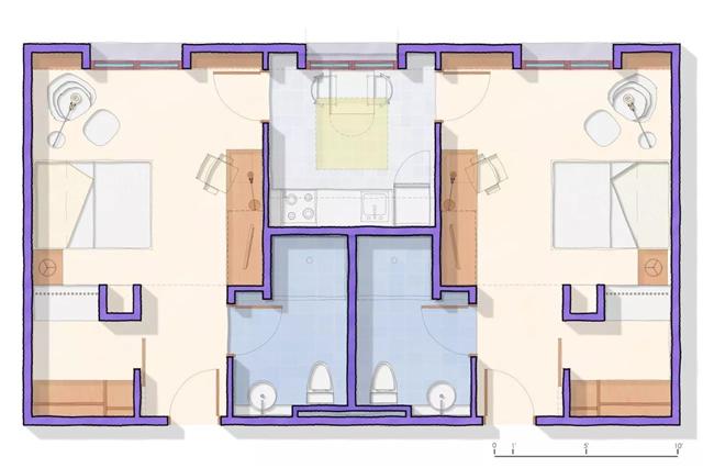 斯坦福大学宿舍多色艺术,这样的大学你想去吗?