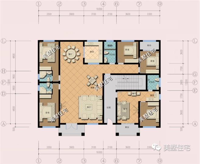 如何在宅基地建好别墅?下面三款农村四层别墅户型颠覆