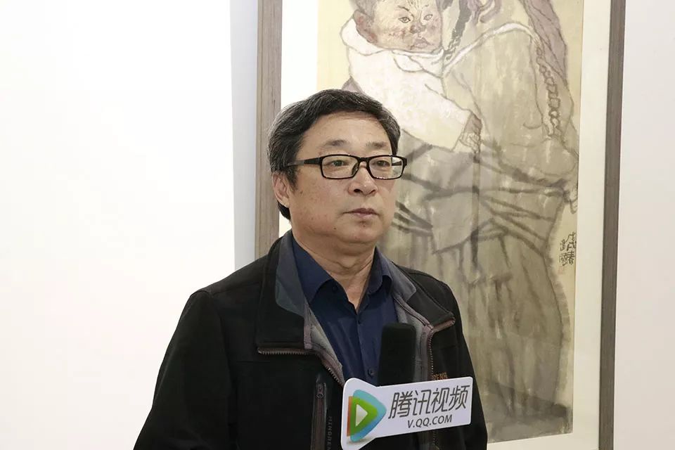 研究员《经典丹青》主编,山东轻工职业学院教授 田茂国接受媒体采访