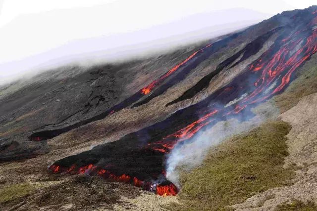 活火山地貌