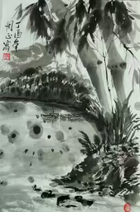 著名湖南画家周正