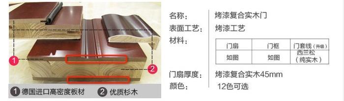 一般的实木指接门,橡胶木居多,都是1300-1600元