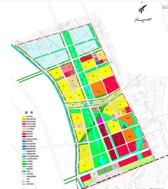 公顷,广场用地3.26公顷. 7,发展备用地:规划高铁新区发展备用地54.